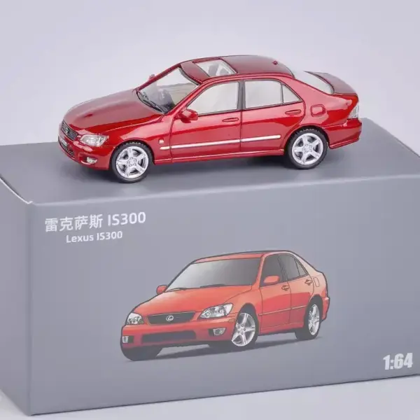 JKM 1/64 Lexus IS300 Classic Diecast Model Car - Image 4