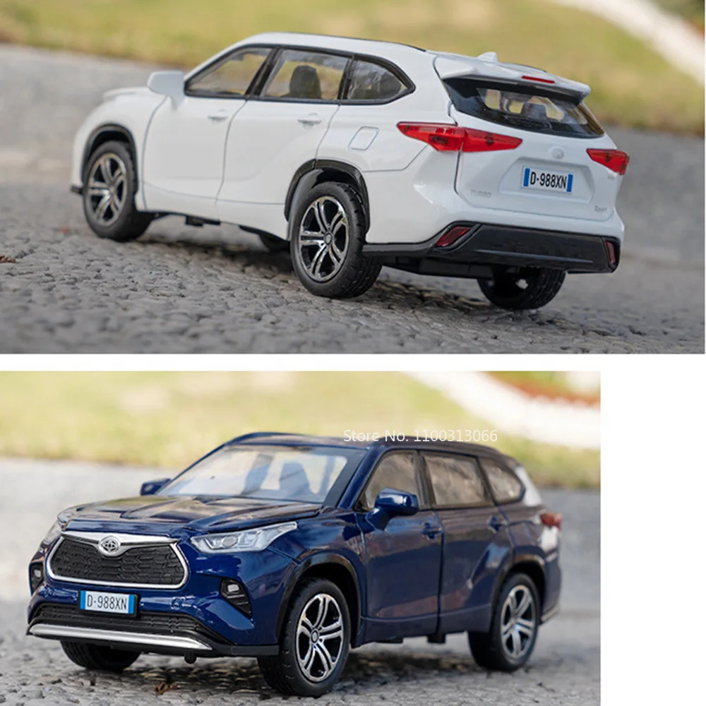 1:32 Highlander Prado Alloy Diecast Car Model 6 1:32 Highlander Prado Alloy Diecast Car Model - Image 6