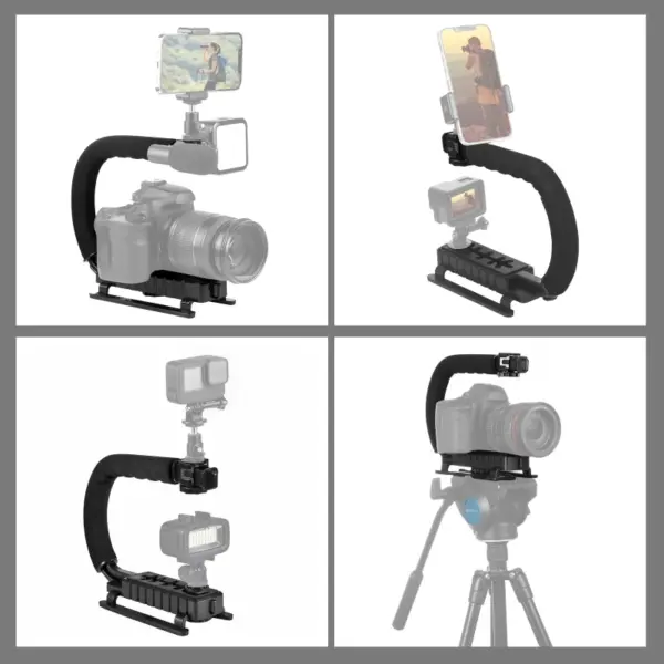 PULUZ C-Shape Camera Stabilizer Handle - Image 4