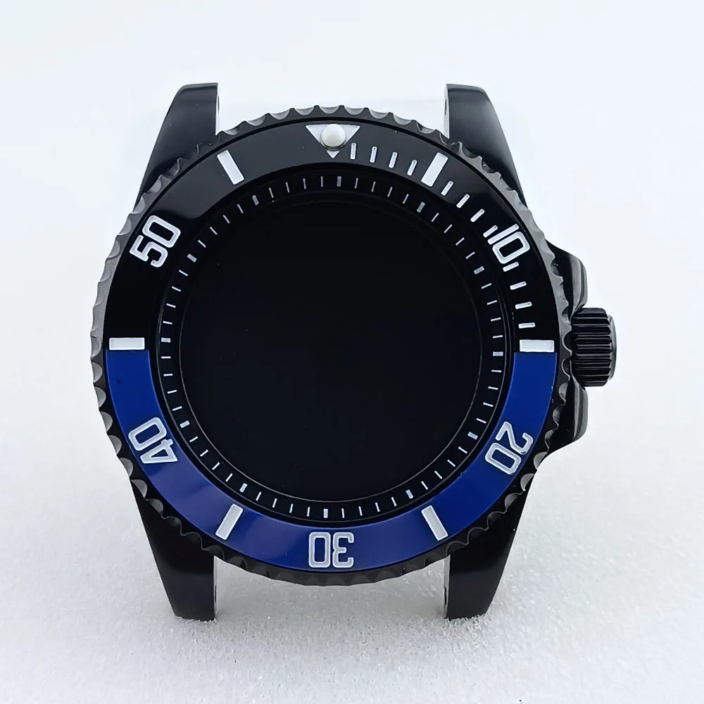 GMT Black Watch Case for NH34/NH35/NH36 Movements 52 GMT Black Watch Case for NH34/NH35/NH36 Movements - Image 52