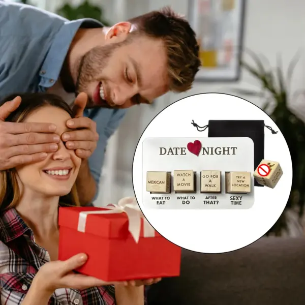 Date Night Wooden Dice Game Kit - Image 3