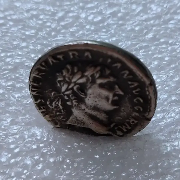 Ancient Roman Silver Plated Coin Replica - Image 3