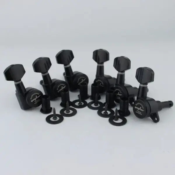 Guyker 1:18 Locking Guitar Tuners Black - Image 5