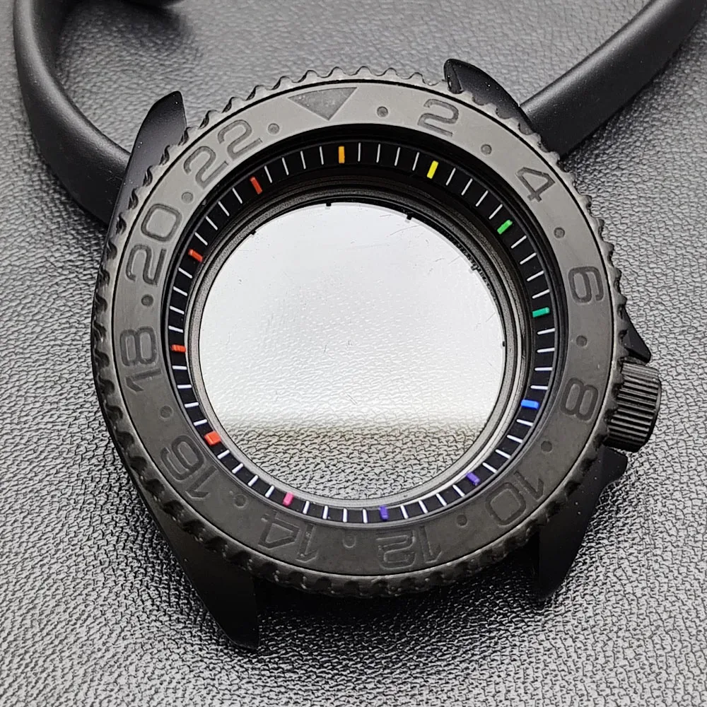 42mm Black Matte Watch Case for NH35 Movement 99 42mm Black Matte Watch Case for NH35 Movement - Image 99