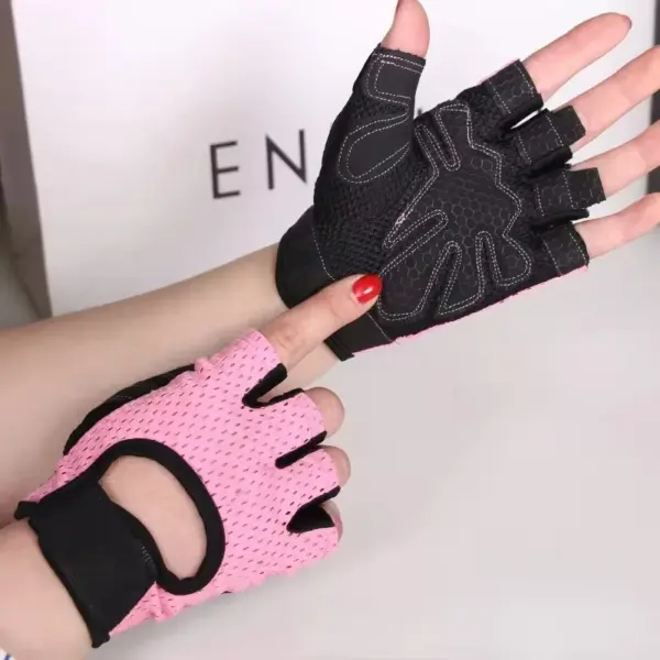 Breathable Women's Cycling Half Finger Gloves - Image 10