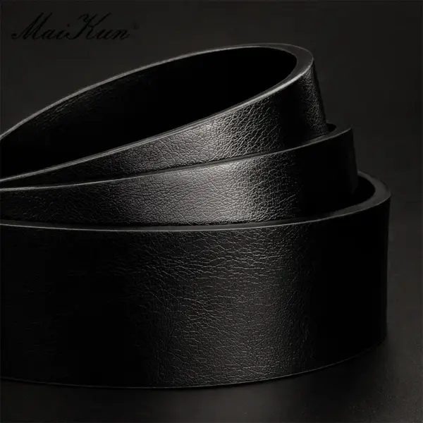 Maikun Men's Vintage Leather Wide Belt for Men - Image 5