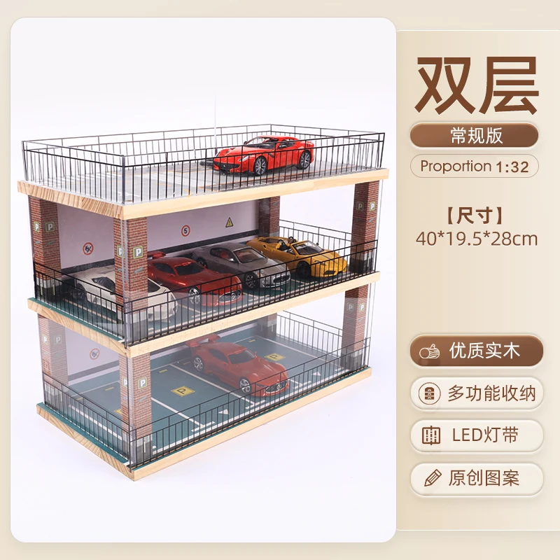 1:32 Wooden Car Garage Model Collection 11 1:32 Wooden Car Garage Model Collection - Image 11