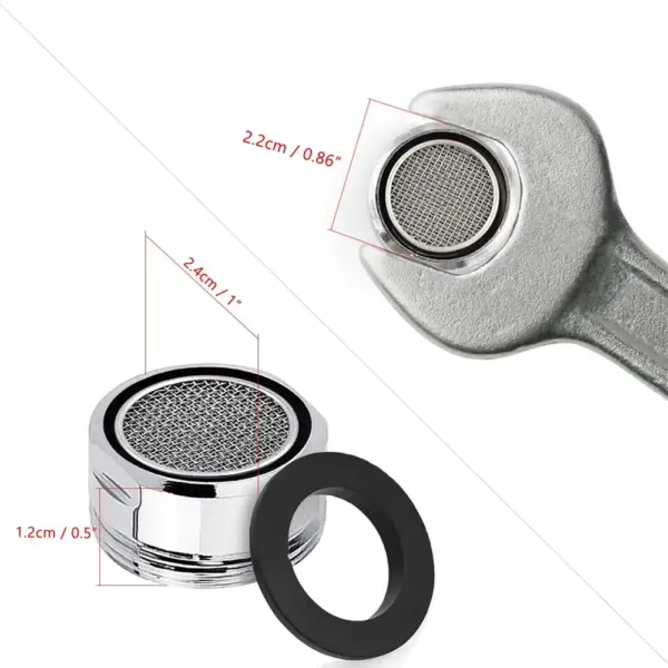 Xiaomi Water Saving Faucet Aerator Set 3pcs M24 Threads - Image 3