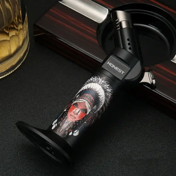 HONEST Windproof Inflatable Gas Lighter Welding Torch - Image 18