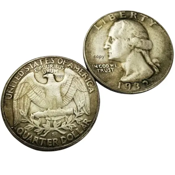 Replica 1932 US Washington Quarter Coins Set - Image 2