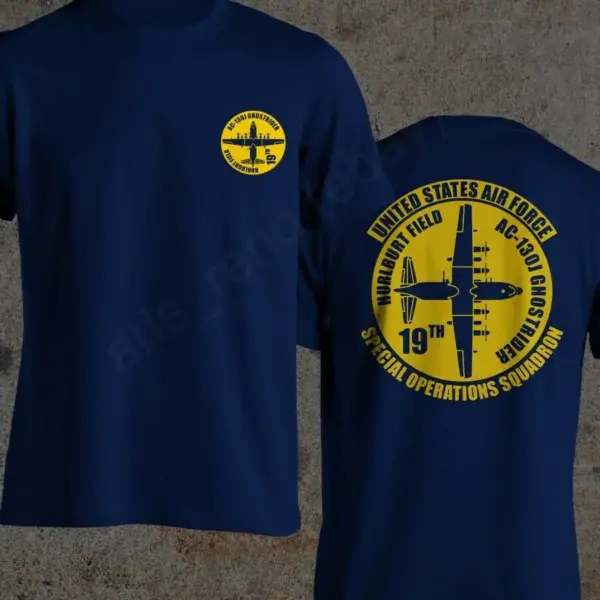 USAF Special Operation Ghostrider T Shirt for Men - Image 3