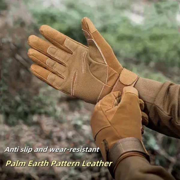 Tactical Full Finger Gloves for Outdoor Activities - Image 2