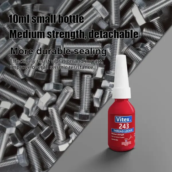 Red Threadlocker Screw Locking Agent 243 - Image 4