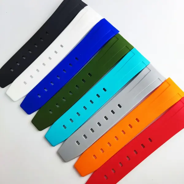 Special 22mm Grey Rubber Watchband for 007 Case - Image 2