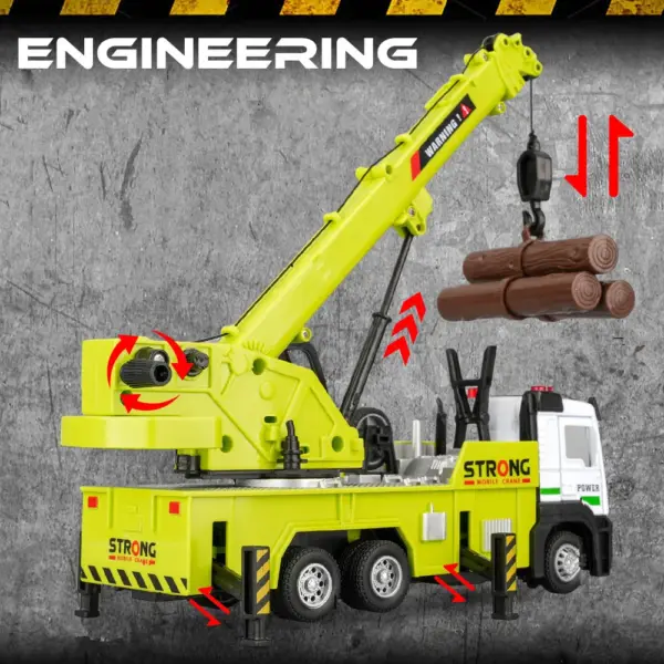 1:50 Alloy Engineering Tower Crane Model - Image 4