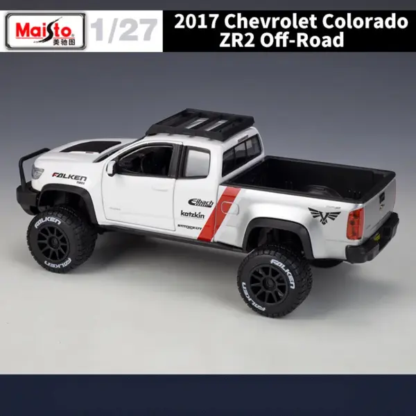 Maisto 1:27 Colorado ZR2 Alloy Off-Road Model - Image 6