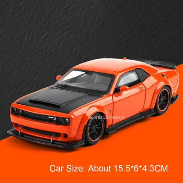 1:32 Scale Hellcat Alloy Diecast Model Car with Sound - Image 9