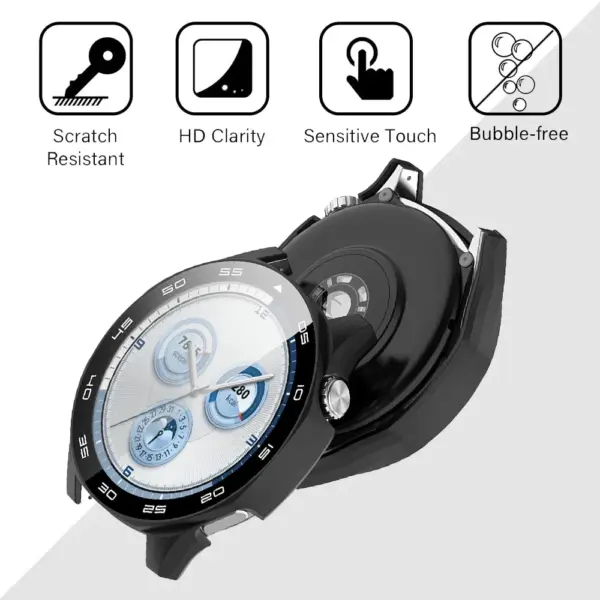 Huawei Watch GT 5 46mm Tempered Glass Case - Image 4