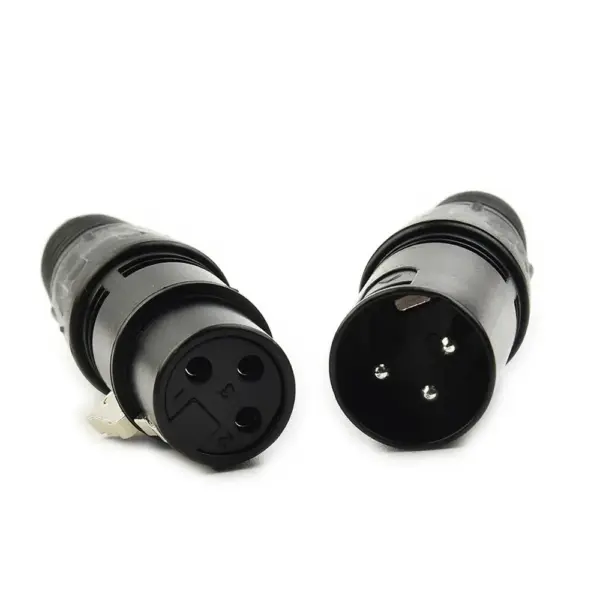 XLR DMX 3-Pin Microphone Cable Connectors - Image 6