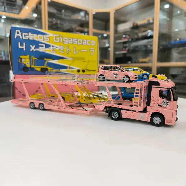 1/64 Alloy Diecast Benz Trailer Model for Collectors - Image 2