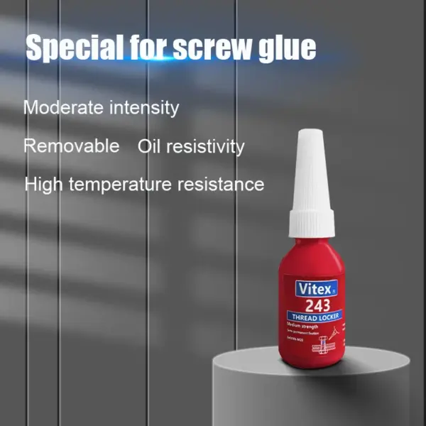 Red Threadlocker Screw Locking Agent 243 - Image 6