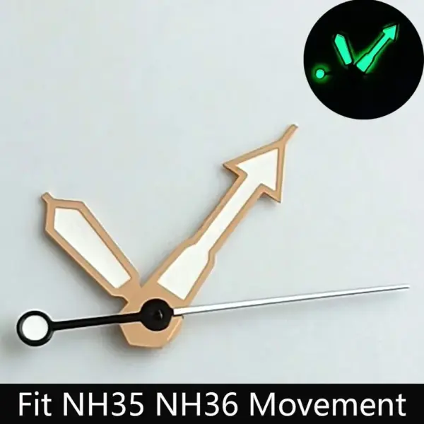 28.5mm Green/Black Dual Calendar Watch Dial for NH36 - Image 16