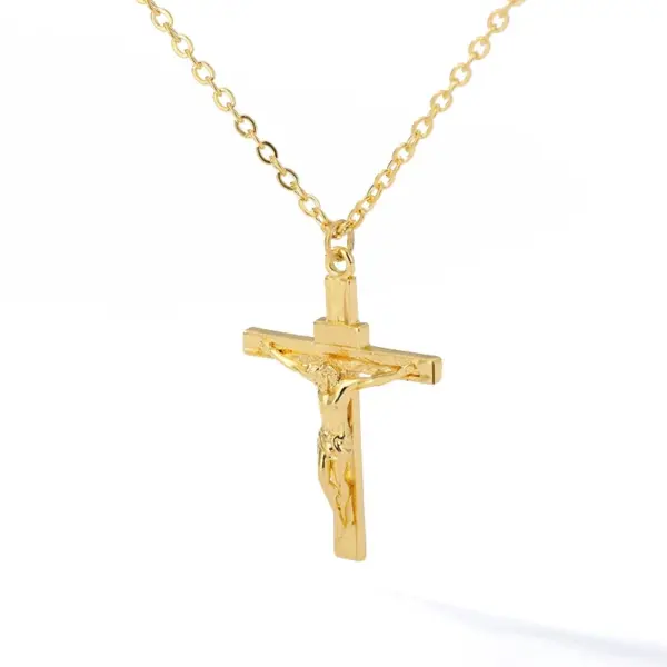 Christian Cross Necklace for Women Men - Image 6