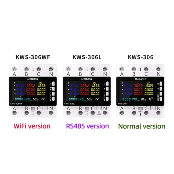 KWS-306 3-Phase Energy Meter with Color Display - Image 6