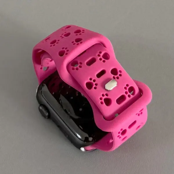 Silicone Watch Strap for Apple Watch Series 9-4 - Image 6