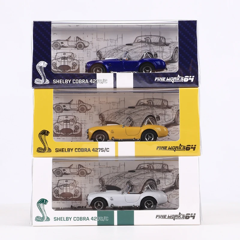 Shelby Cobra Alloy Model Car 1:64 6 Shelby Cobra Alloy Model Car 1:64 - Image 6