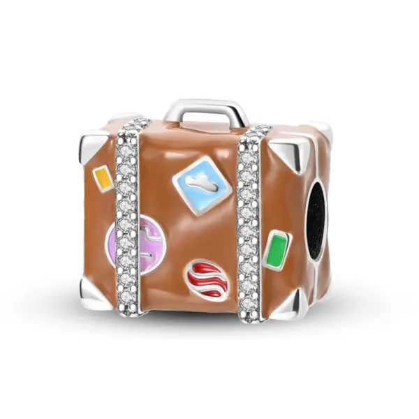 Travel Rome Paris Plane Charm for Jewelry - Image 9