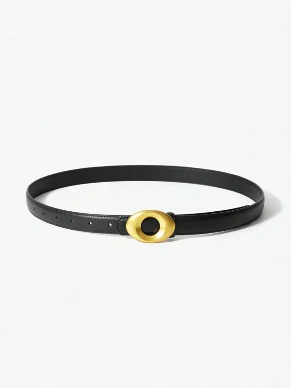 Genuine Leather Women's Retro Belt for Jeans - Image 5