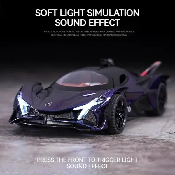 1:32 Apollo Project EVO Diecast Car Toy - Image 3