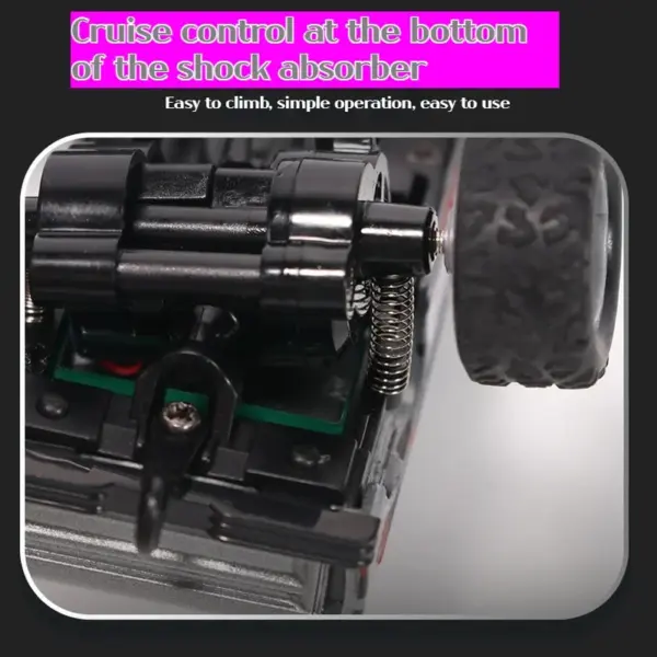 1:64 Off-Road RC Car with Lights for Kids - Image 4