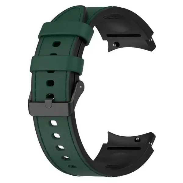 Stainless Steel & Leather Strap for Samsung Galaxy Watch 5/6 - Image 14
