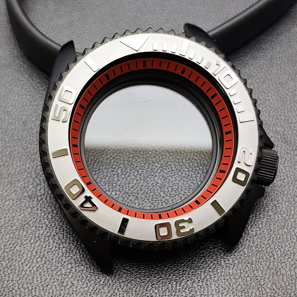 42mm Black Matte Watch Case for NH35 Movement 148 42mm Black Matte Watch Case for NH35 Movement - Image 148