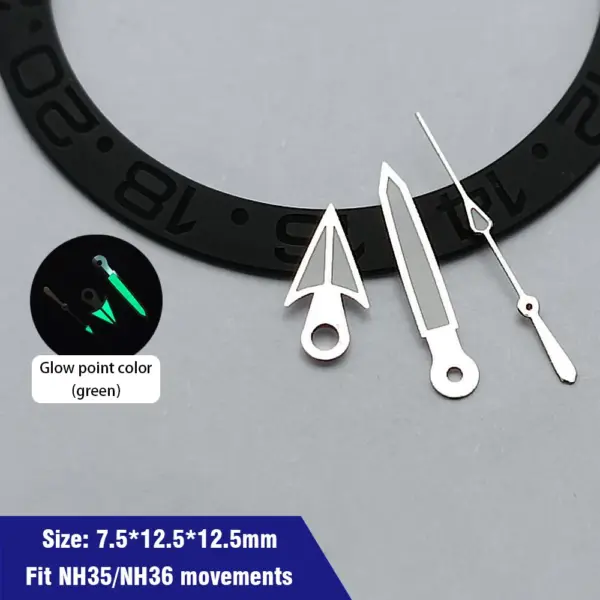 Green Luminous Watch Hands for NH35 NH36 Movement - Image 52
