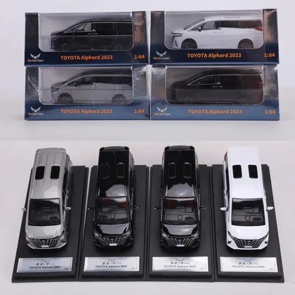 DCT 1:64 2024 MPV Alphard Alloy Car Model Collection - Image 3