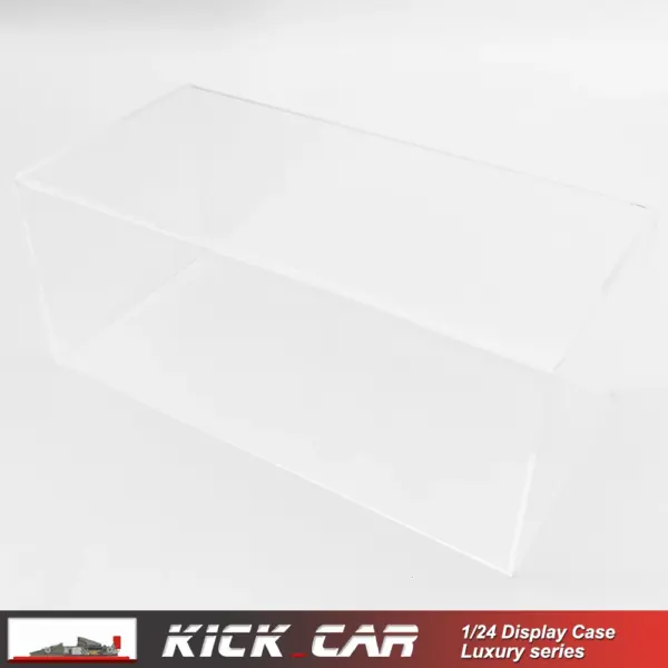 1/24 Model Car Display Case with Leather Base - Image 11