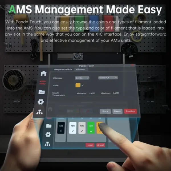 Panda Touch Screen for Bambu Lab P1S 3D Printers - Image 4