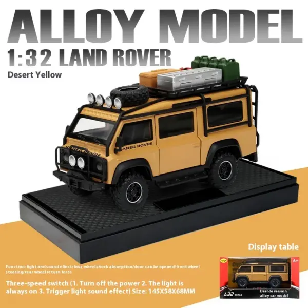 1:32 Land Rover Defender Van Diecast Model - Image 11