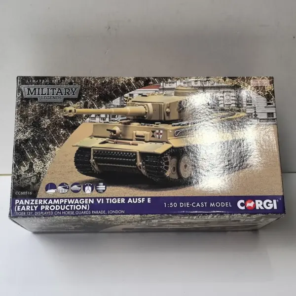 Diecast CORGI 1/50 Tiger VI Tank Model Collectible - Image 6