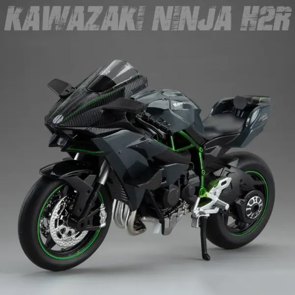 1:12 Scale Kawasaki Ninja H2R Diecast Motorcycle Model - Image 10