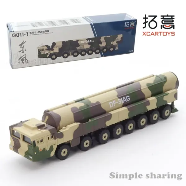 Military Vehicle 1/64 Diecast Model Car - Image 9