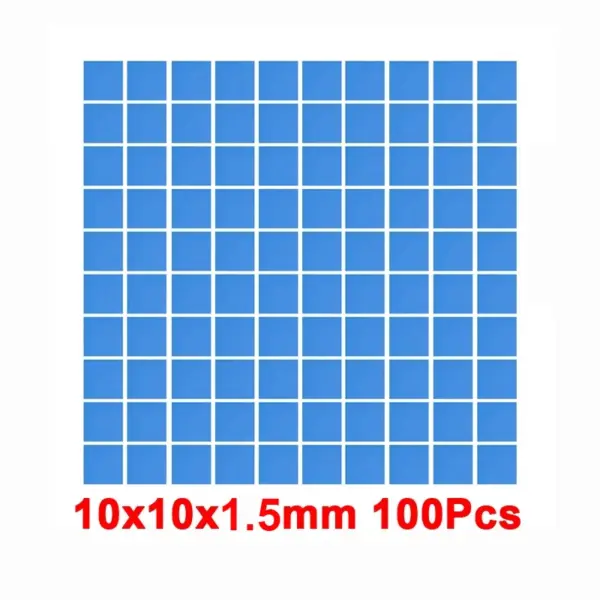 100 Pack Blue Thermal Pads for CPU GPU - Image 12
