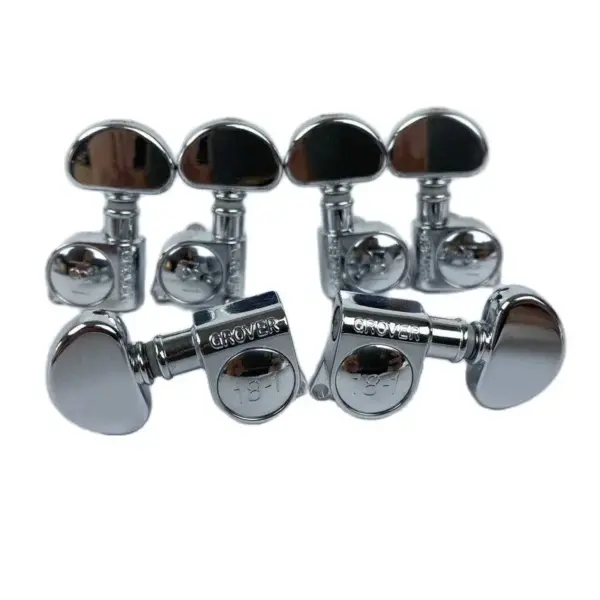 Grover L3R3 Chrome Guitar Tuning Pegs Set - Image 3