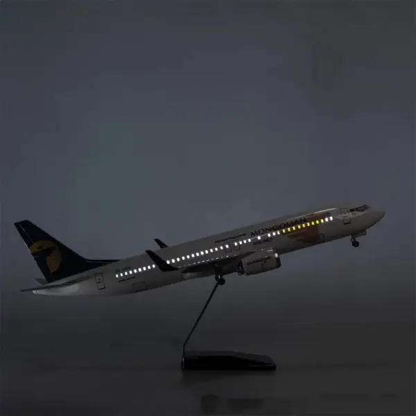 Mongolian Airlines Boeing 737 Diecast Model - Image 8