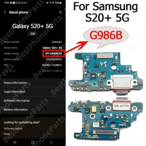 Samsung Galaxy S20 Ultra S20 Plus S20+ Charging Port Repair Socket 27 S43fa39ae05844696b916a8f90185ffddO 6