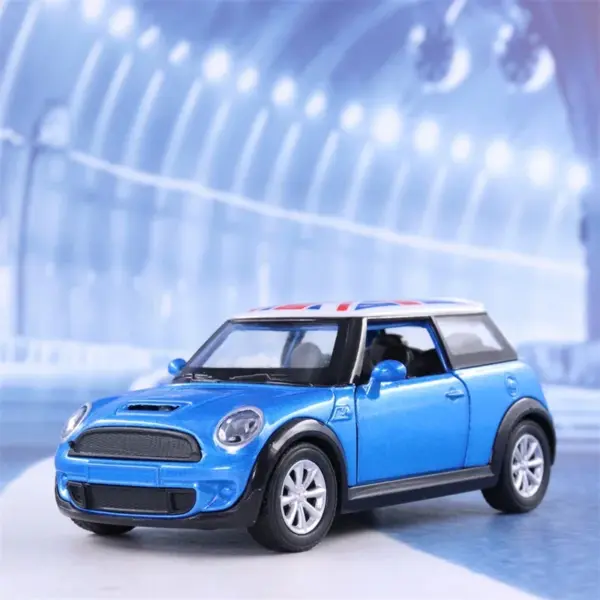 1:36 BMW Mini Cooper Die-Cast Model Car - Image 9