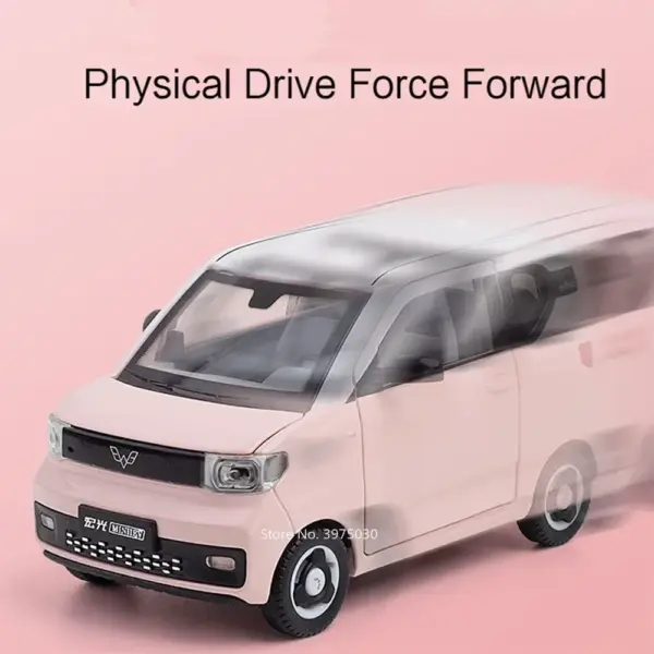 1/24 WULING MINIEV Car Model with Lights - Image 4